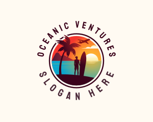 Getaway Beach Travel logo design