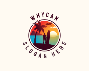 Coast - Getaway Beach Travel logo design