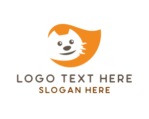 Vet - Cat Animal Pet logo design