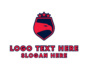Leader - Eagle Falcon Star logo design