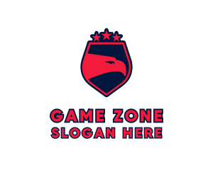 Eagle Falcon Star logo design