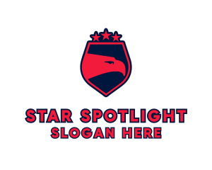 Eagle Falcon Star logo design