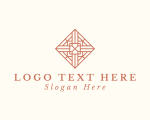 Floorboard - Tile Flooring Pattern logo design