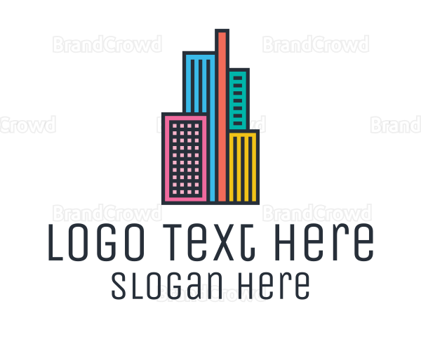 Colorful Modern City Logo