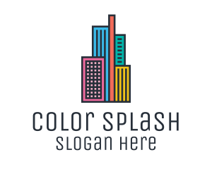 Colorful Modern City  logo design