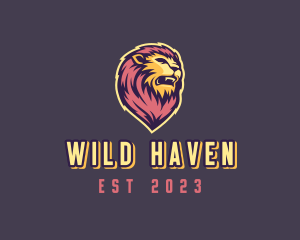 Wild Lion Gaming logo design