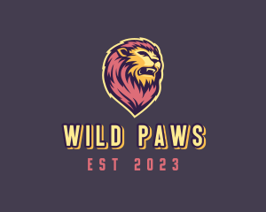 Wild Lion Gaming logo design