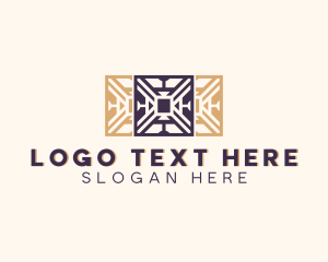 Textiles - Tiling Floor Tiles logo design