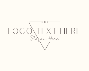 Aesthetics - Elegant Minimalist Company logo design