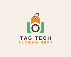 Tag - Camera Price Tag logo design