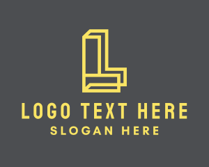 Modern Letter L Agency logo design