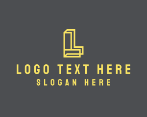 Advertising - Modern Letter L Agency logo design