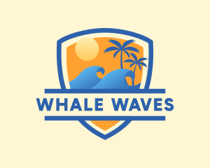 Ocean Wave Summer logo design