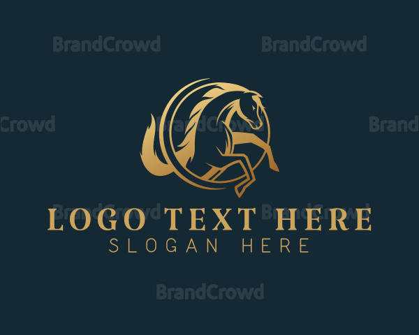 Equine Horse Stallion Logo