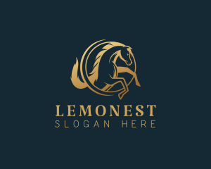 Equine Horse Stallion Logo