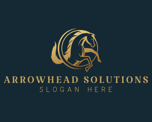 Equine Horse Stallion logo design