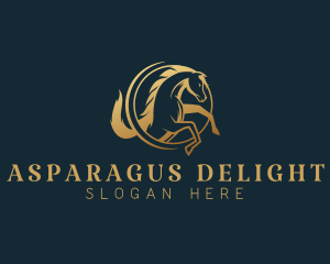 Equine Horse Stallion logo design