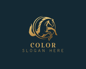 Jockey - Equine Horse Stallion logo design