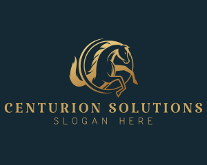 Equine Horse Stallion logo design