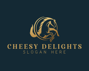 Equine Horse Stallion logo design