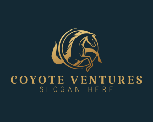 Equine Horse Stallion logo design