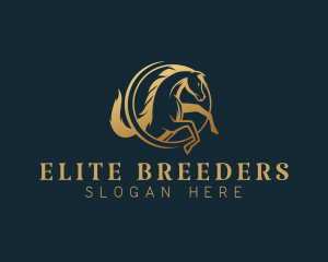 Equine Horse Stallion logo design