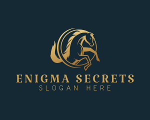 Equine Horse Stallion logo design