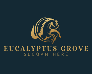 Equine Horse Stallion logo design