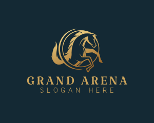 Equine Horse Stallion logo design