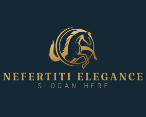 Equine Horse Stallion logo design