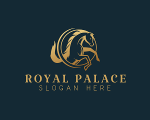 Equine Horse Stallion logo design