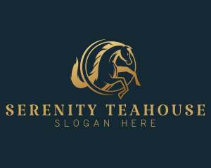 Equine Horse Stallion logo design