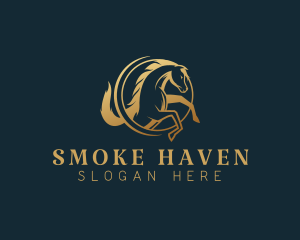 Equine Horse Stallion logo design