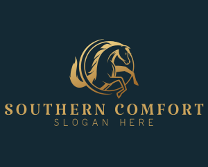 Equine Horse Stallion logo design