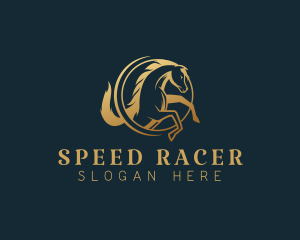 Jockey - Equine Horse Stallion logo design