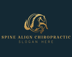 Equine Horse Stallion logo design