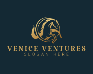 Equine Horse Stallion logo design