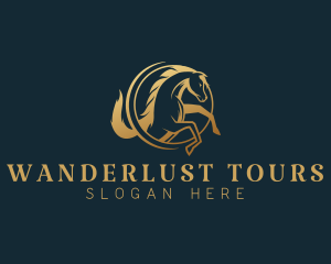 Equine Horse Stallion logo design