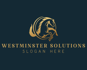 Equine Horse Stallion logo design