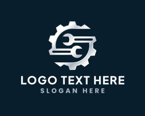 Gear - Industrial Gear Wrench logo design