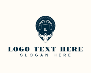 Titan - Titan Atlas Globe logo design