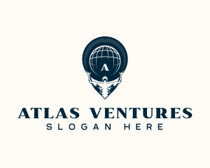 Atlas - Titan Atlas Globe logo design