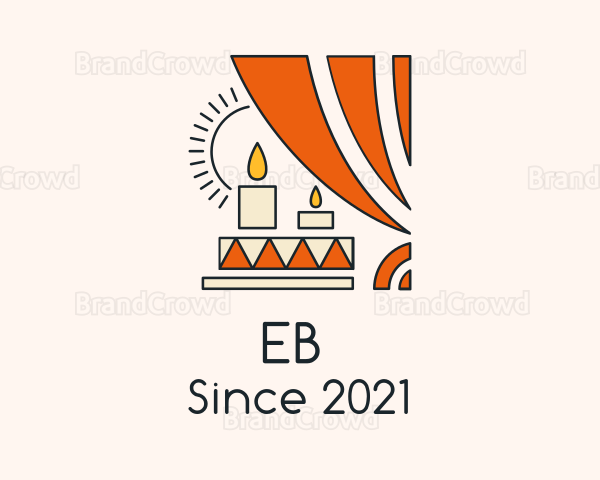Ethnic Home Decor Candle Logo