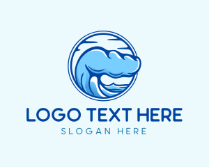 Lagoon - Waves Sea Surf logo design