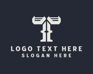 Mechanical - Industrial Letter T Company logo design