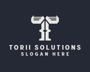 Industrial Letter T Company logo design