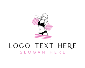 Feminine Underwear Woman Logo