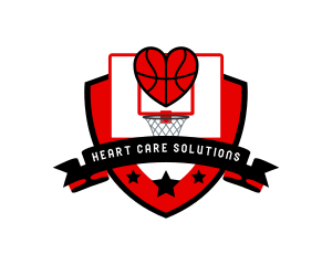 Basketball Shield Game logo design