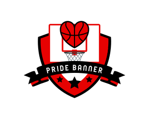 Basketball Shield Game logo design