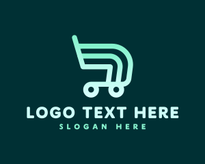 Cart - Market Shopping Cart logo design